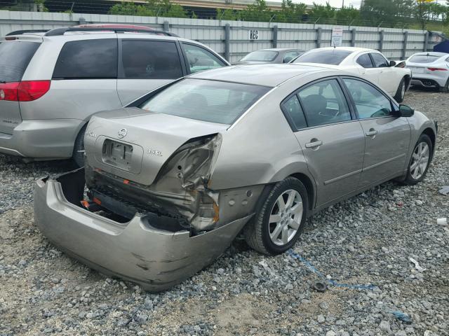 1N4BA41E14C858496 - 2004 NISSAN MAXIMA SE GOLD photo 4