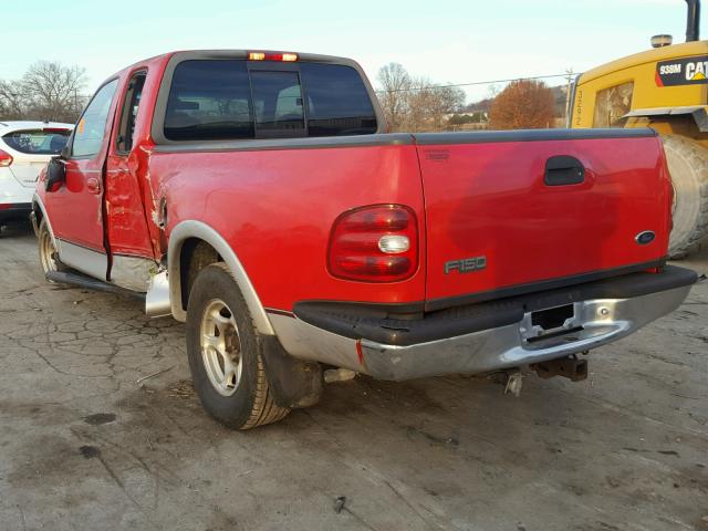 1FTRX07L7WKC30277 - 1998 FORD F150 RED photo 3