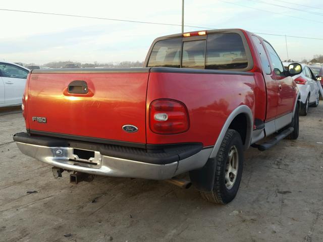 1FTRX07L7WKC30277 - 1998 FORD F150 RED photo 4