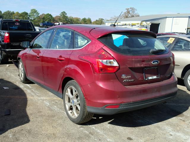 1FADP3N2XDL120990 - 2013 FORD FOCUS TITA RED photo 3