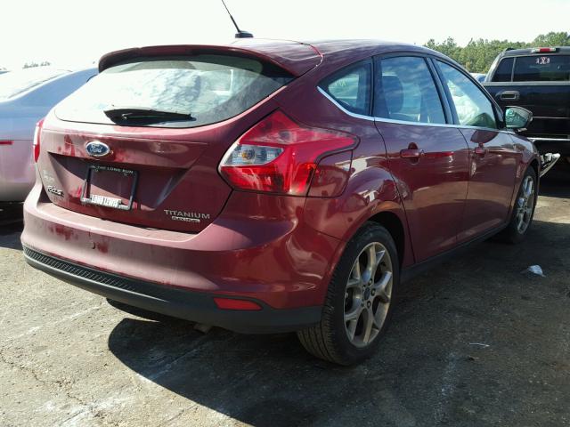 1FADP3N2XDL120990 - 2013 FORD FOCUS TITA RED photo 4