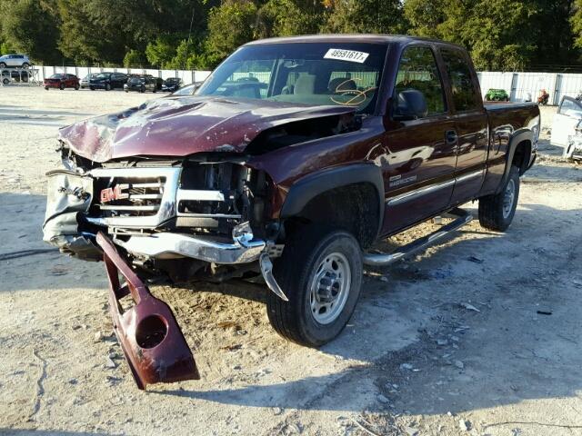 1GTHK29153E107850 - 2003 GMC SIERRA K25 BURGUNDY photo 2