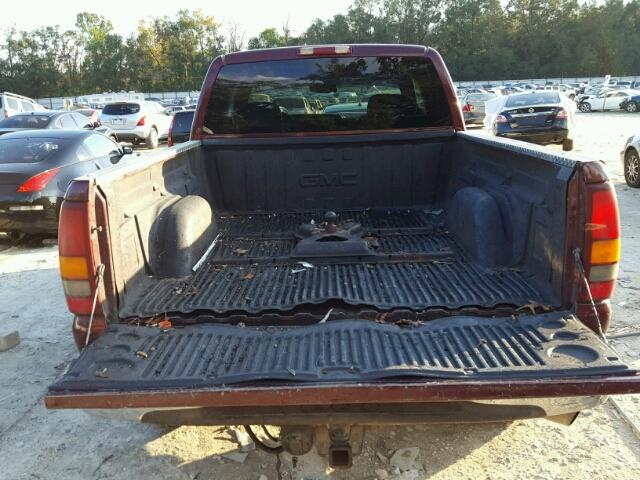 1GTHK29153E107850 - 2003 GMC SIERRA K25 BURGUNDY photo 9