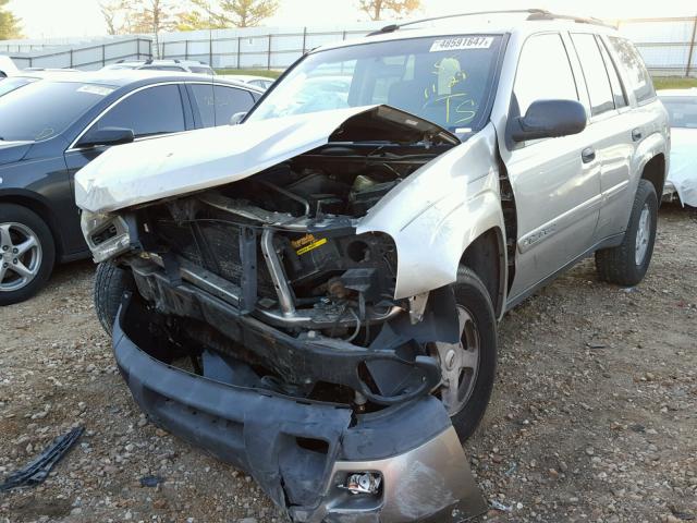 1GNDS13S332369837 - 2003 CHEVROLET TRAILBLAZE TAN photo 2