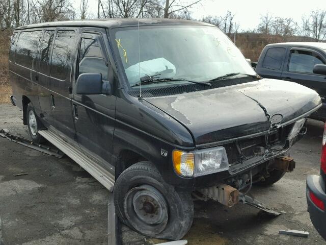 1FBSS31FXXHA87106 - 1999 FORD ECONOLINE BLACK photo 1