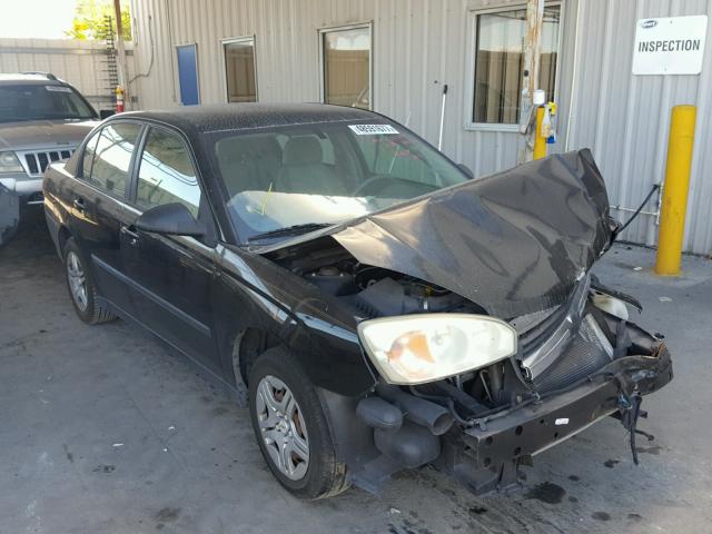 1G1ZS52FX5F291569 - 2005 CHEVROLET MALIBU BLACK photo 1