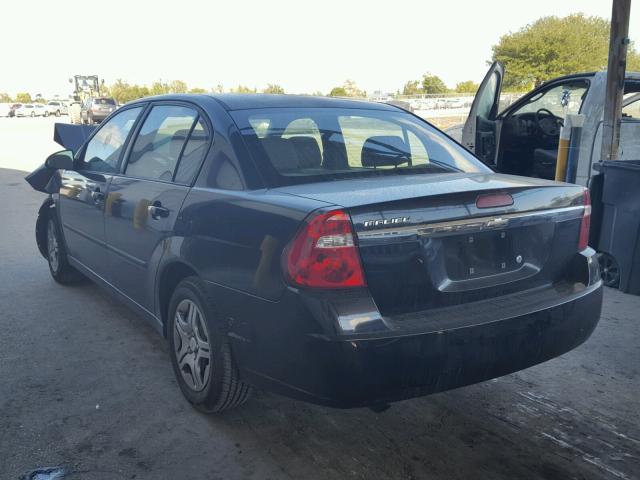 1G1ZS52FX5F291569 - 2005 CHEVROLET MALIBU BLACK photo 3