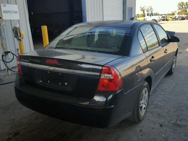 1G1ZS52FX5F291569 - 2005 CHEVROLET MALIBU BLACK photo 4