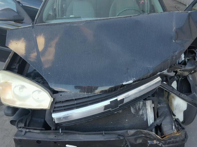 1G1ZS52FX5F291569 - 2005 CHEVROLET MALIBU BLACK photo 7