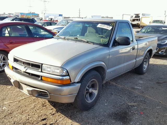 1GCCS14W418243289 - 2001 CHEVROLET S TRUCK S1 TAN photo 2