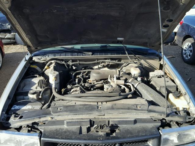 1GCCS14W418243289 - 2001 CHEVROLET S TRUCK S1 TAN photo 7