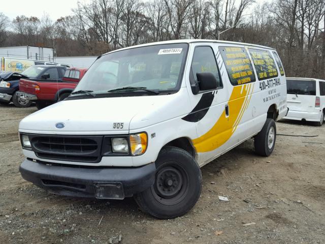 1FBJS31L2VHB35289 - 1997 FORD ECONOLINE WHITE photo 2