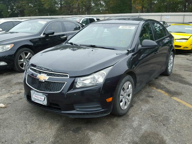 1G1PA5SH2D7266850 - 2013 CHEVROLET CRUZE LS BLACK photo 2