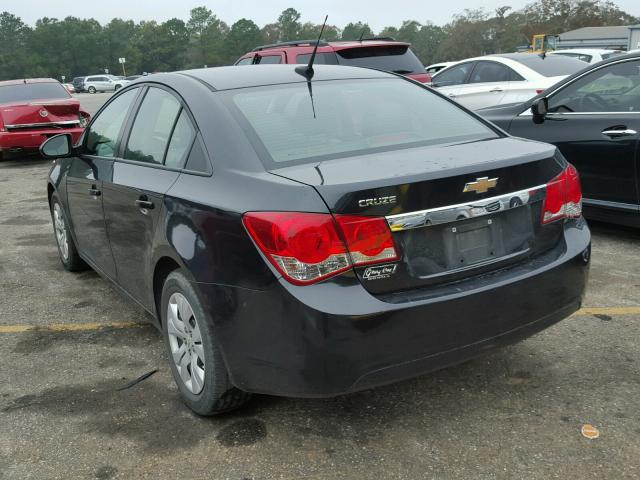 1G1PA5SH2D7266850 - 2013 CHEVROLET CRUZE LS BLACK photo 3