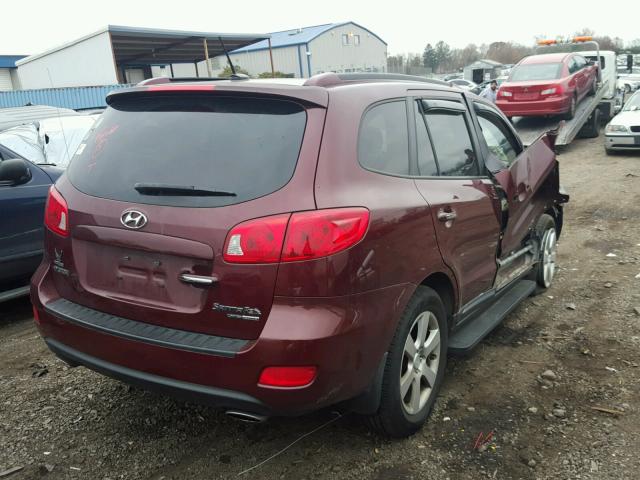5NMSH73E18H148123 - 2008 HYUNDAI SANTA FE S 栗色 照片 4