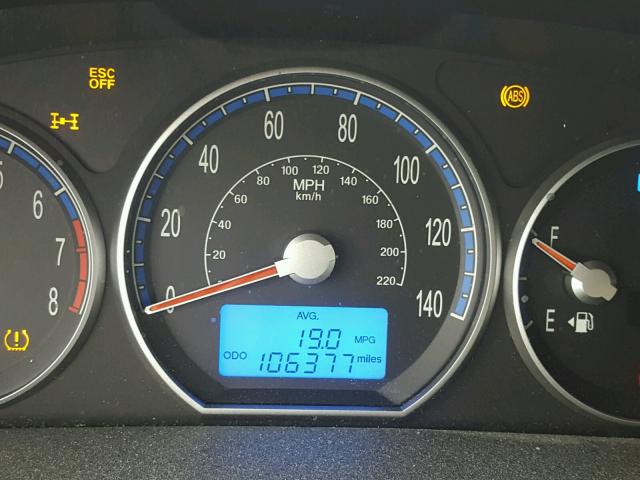 5NMSH73E18H148123 - 2008 HYUNDAI SANTA FE S 栗色 照片 8