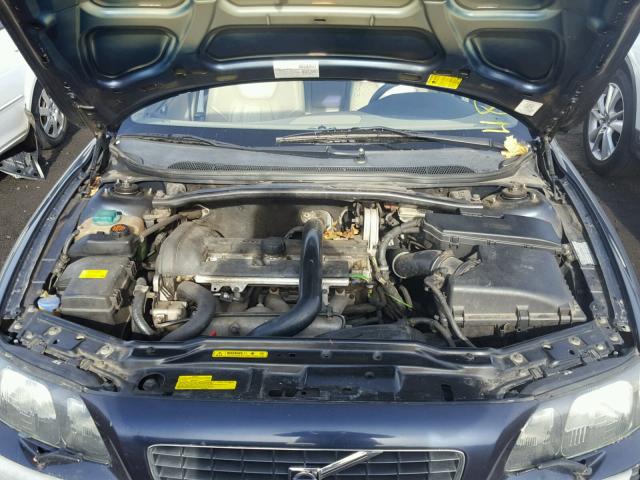 YV1RH58D722150791 - 2002 VOLVO S60 2.5T BLUE photo 7