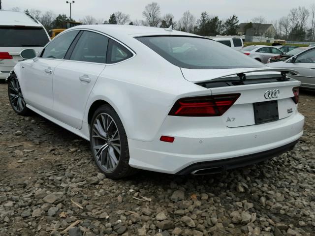 WAUWGAFCXGN008369 - 2016 AUDI A7 PREMIUM WHITE photo 3