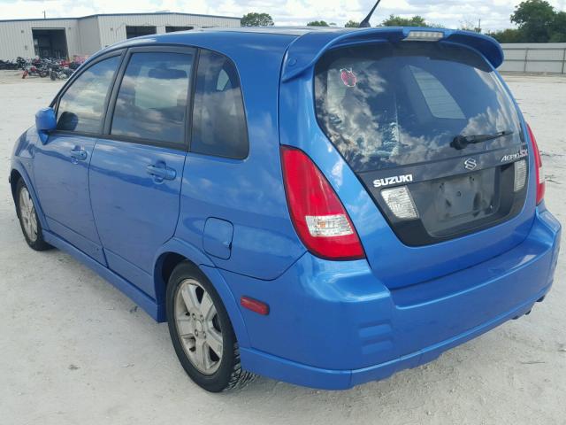 JS2RC41H035211030 - 2003 SUZUKI AERIO SX BLUE photo 3