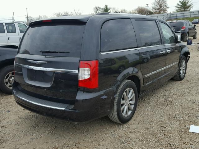 2C4RC1CG0ER470426 - 2014 CHRYSLER TOWN & COU BLACK photo 4