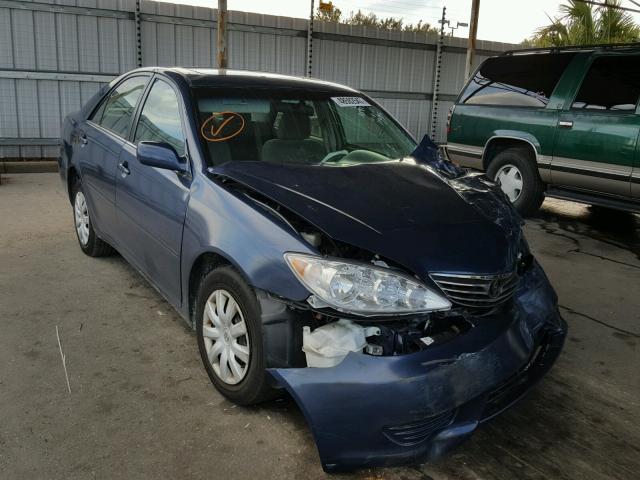 4T1BE32K95U412469 - 2005 TOYOTA CAMRY LE BLUE photo 1