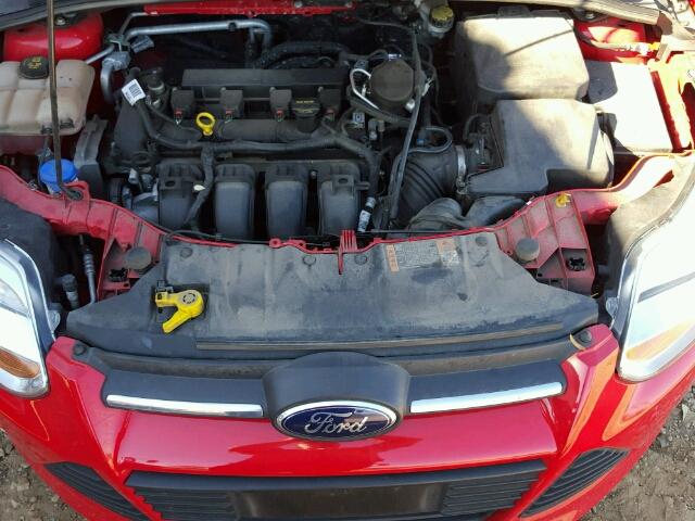 1FADP3K26EL323560 - 2014 FORD FOCUS SE RED photo 7