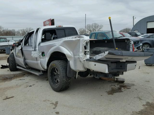 1FT7W2BT0EEB74158 - 2014 FORD F250 SUPER SILVER photo 3