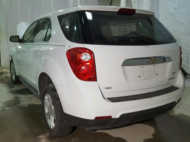 2CNFLCEC9B6262871 - 2011 CHEVROLET EQUINOX LS WHITE photo 3