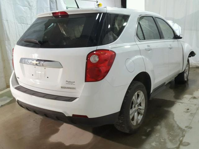 2CNFLCEC9B6262871 - 2011 CHEVROLET EQUINOX LS WHITE photo 4