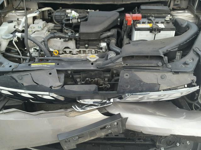 JN8AS5MT1DW538794 - 2013 NISSAN ROGUE S GRAY photo 7