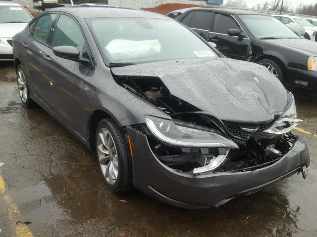 1C3CCCBB5FN566417 - 2015 CHRYSLER 200 S GRAY photo 1