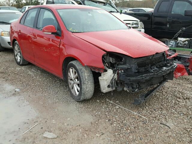 3VWRX7AJ9AM108647 - 2010 VOLKSWAGEN JETTA SE RED photo 1