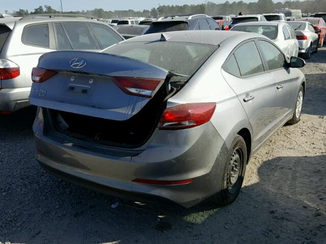 5NPD74LF6HH113051 - 2017 HYUNDAI ELANTRA SE BLUE photo 4