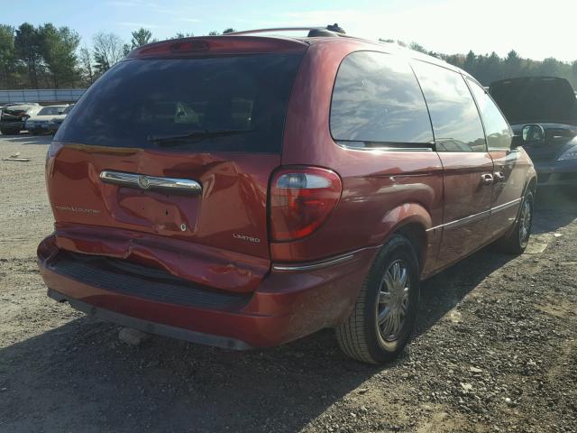 2C8GP64L85R115958 - 2005 CHRYSLER TOWN & COU 红色 照片 4