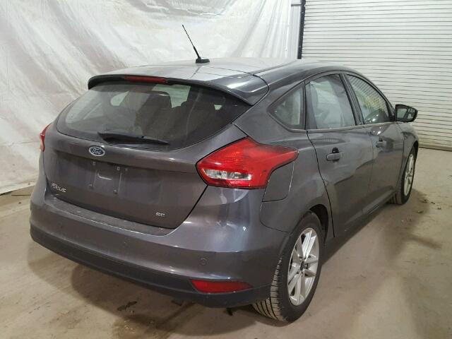 1FADP3K22FL364429 - 2015 FORD FOCUS SE GRAY photo 4