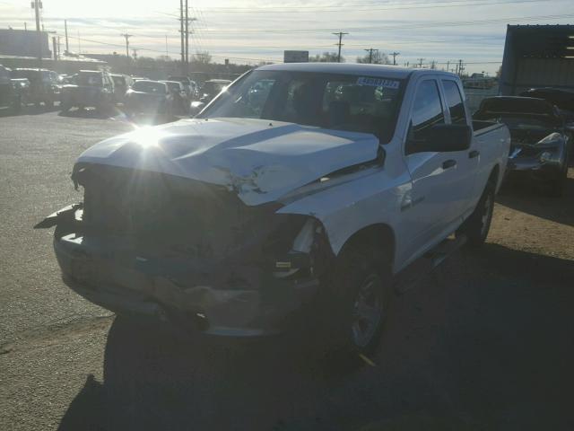 1D3HV18T59S764606 - 2009 DODGE RAM 1500 WHITE photo 2