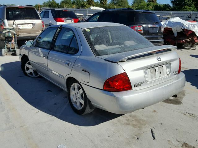 3N1CB51D86L505627 - 2006 NISSAN SENTRA 1.8 SILVER photo 3