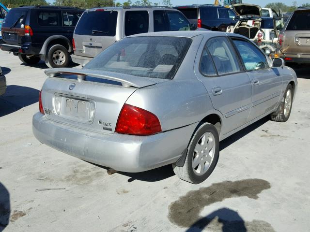 3N1CB51D86L505627 - 2006 NISSAN SENTRA 1.8 SILVER photo 4