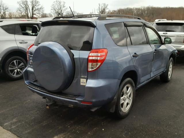 JTMBF4DV6AD034667 - 2010 TOYOTA RAV4 BLUE photo 4