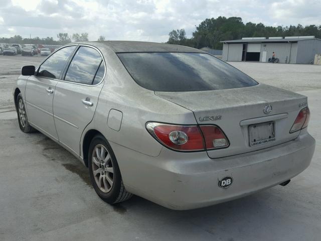 JTHBF30G325004926 - 2002 LEXUS ES 300 SILVER photo 3