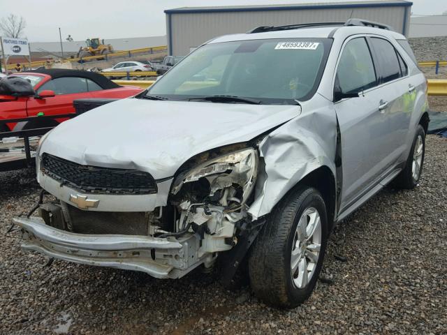 2GNALDEK9C6172169 - 2012 CHEVROLET EQUINOX LT SILVER photo 2