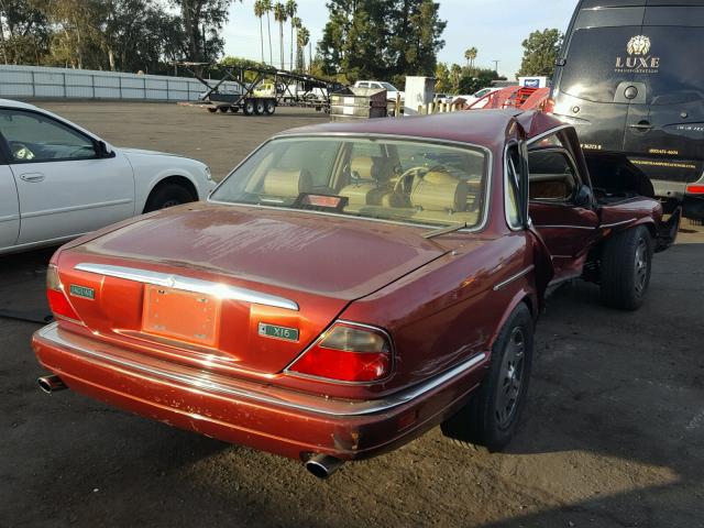 SAJHX1749SC750321 - 1995 JAGUAR XJ6 MAROON photo 4