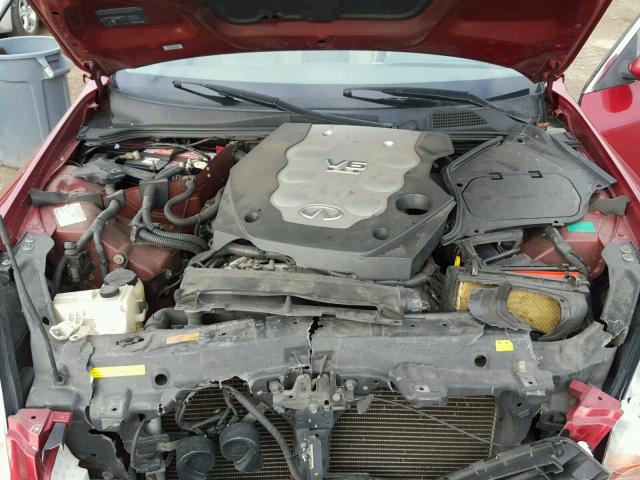 JNKCV51F76M612808 - 2006 INFINITI G35 RED photo 7