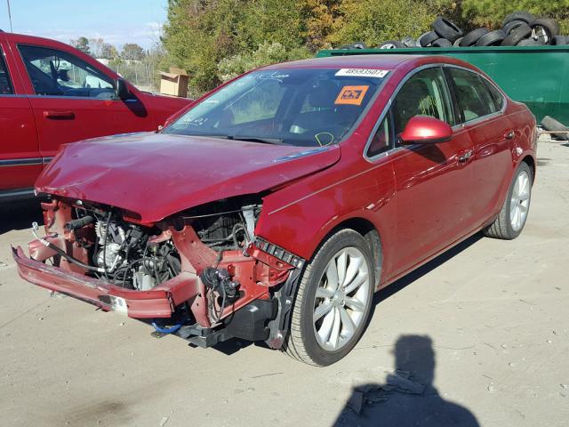 1G4PR5SK8D4121322 - 2013 BUICK VERANO CON RED photo 2