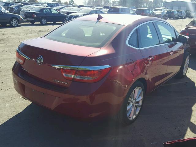 1G4PR5SK8D4121322 - 2013 BUICK VERANO CON RED photo 4