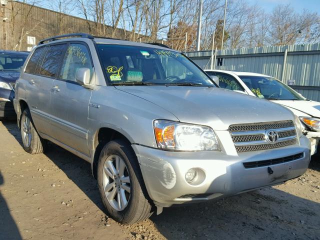 JTEEW21A370037783 - 2007 TOYOTA HIGHLANDER SILVER photo 1