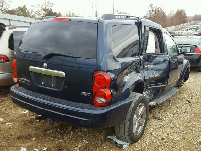 1D8HB58286F181226 - 2006 DODGE DURANGO LI BLUE photo 4