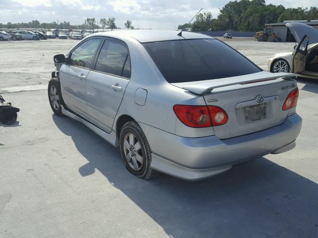 1NXBR32E97Z910544 - 2007 TOYOTA COROLLA CE SILVER photo 3