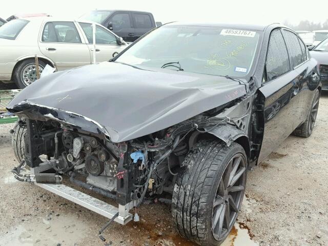 JN1BV7AP3FM350144 - 2015 INFINITI Q50 BASE Чорний фото 2