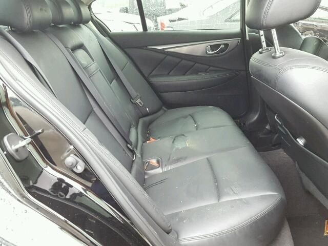 JN1BV7AP3FM350144 - 2015 INFINITI Q50 BASE Чорний фото 6